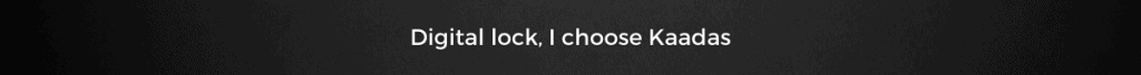 Digital Lock, I choose Kaadas!