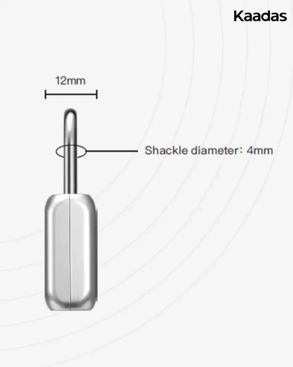 Kaadas M100 fingerprint digital padlock_7
