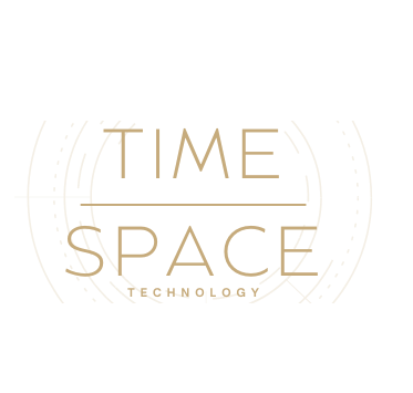 Time space technology logo design.